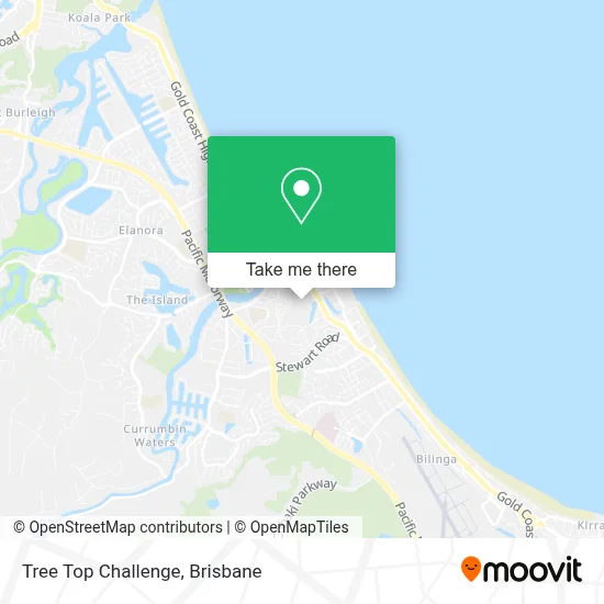 Mapa Tree Top Challenge