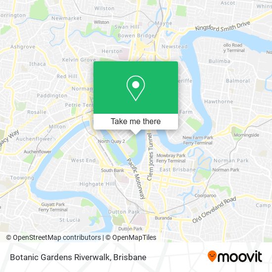 Botanic Gardens Riverwalk map