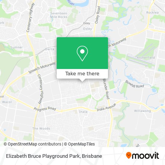 Elizabeth Bruce Playground Park map