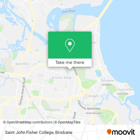 Saint John Fisher College map