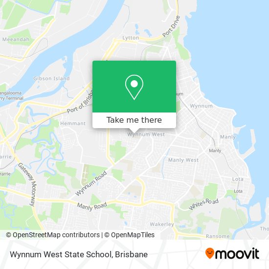 Mapa Wynnum West State School