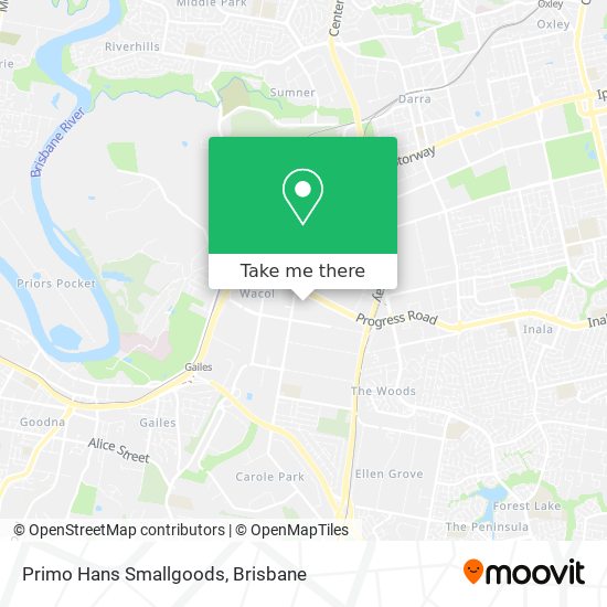Primo Hans Smallgoods map