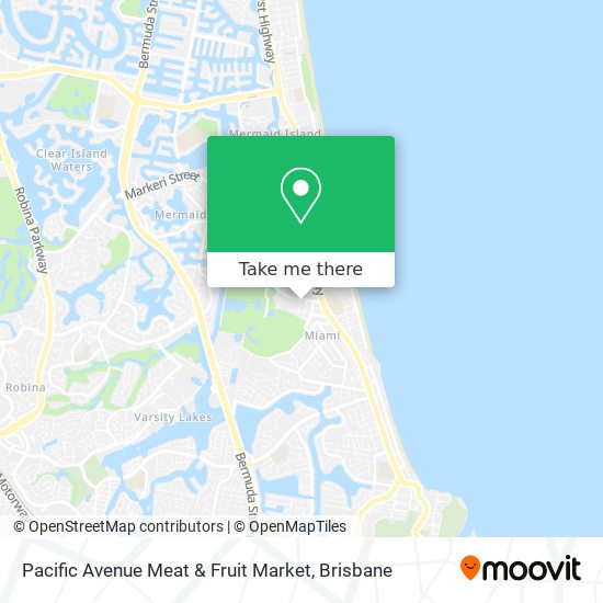 Pacific Avenue Meat & Fruit Market map