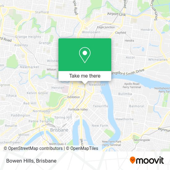 How to get to Bowen Hills in Bowen Hills by Bus or Train