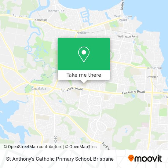 Mapa St Anthony's Catholic Primary School