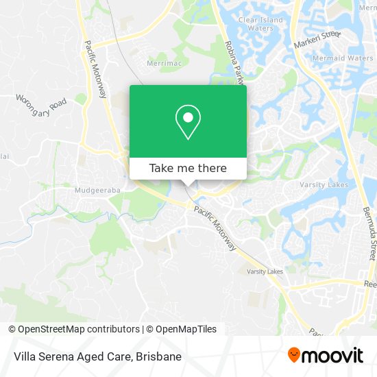 Villa Serena Aged Care map