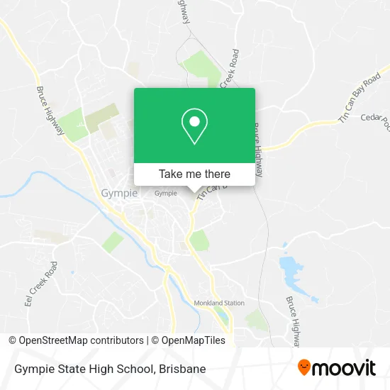 Gympie State High School map