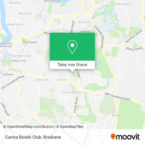 Carina Bowls Club map
