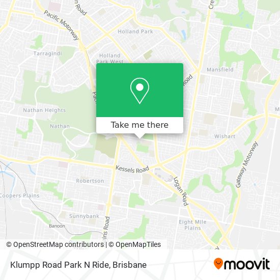 Mapa Klumpp Road Park N Ride