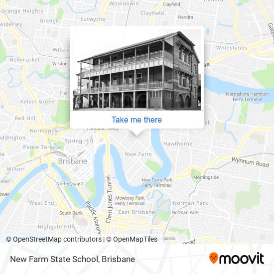 New Farm State School map