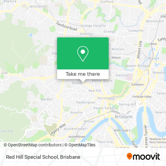 Red Hill Special School map