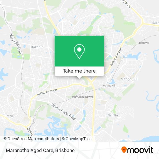 Maranatha Aged Care map