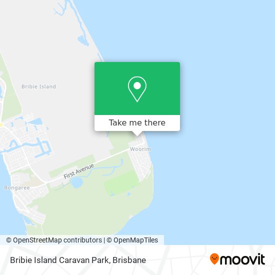 Bribie Island Caravan Park map