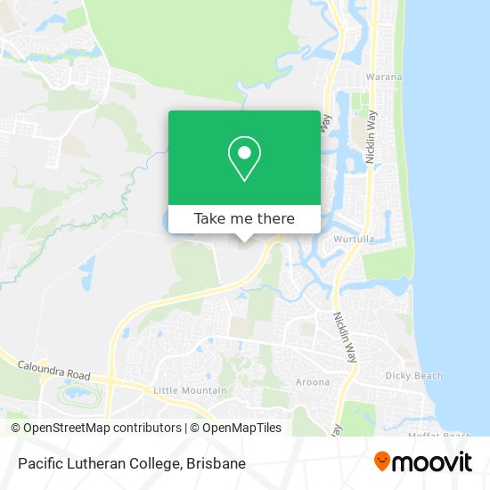 Pacific Lutheran College map