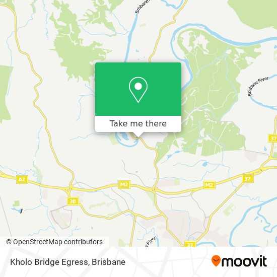 Kholo Bridge Egress map