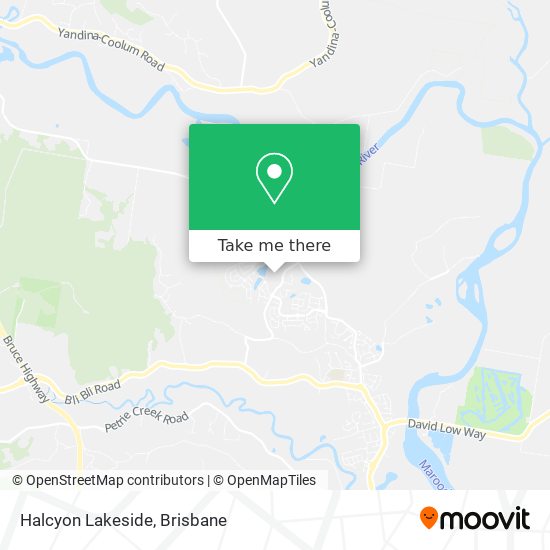 Halcyon Lakeside map