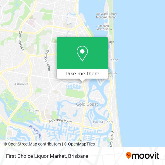 First Choice Liquor Market map