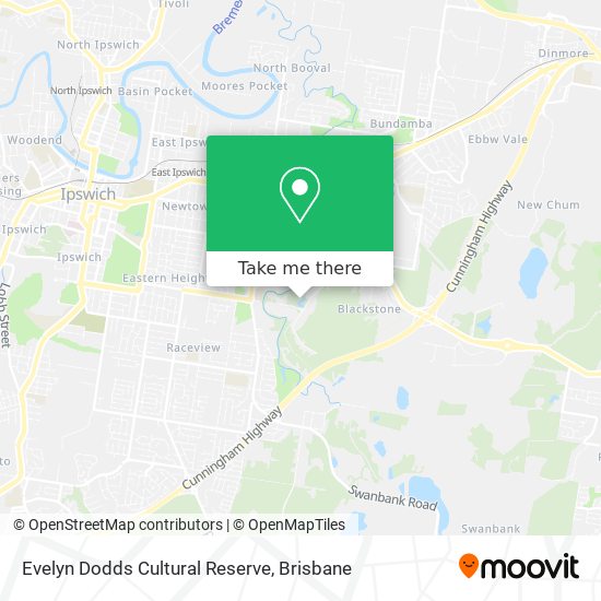 Evelyn Dodds Cultural Reserve map