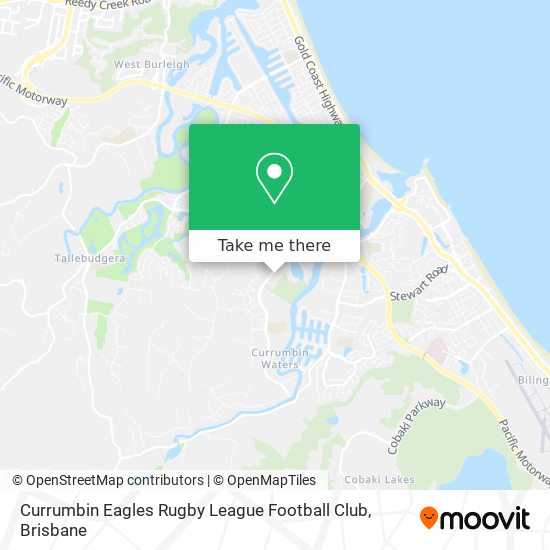 Currumbin Eagles Rugby League Football Club map