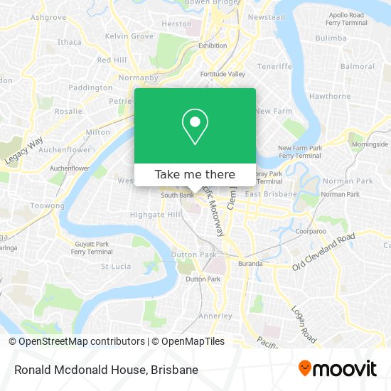 Mapa Ronald Mcdonald House