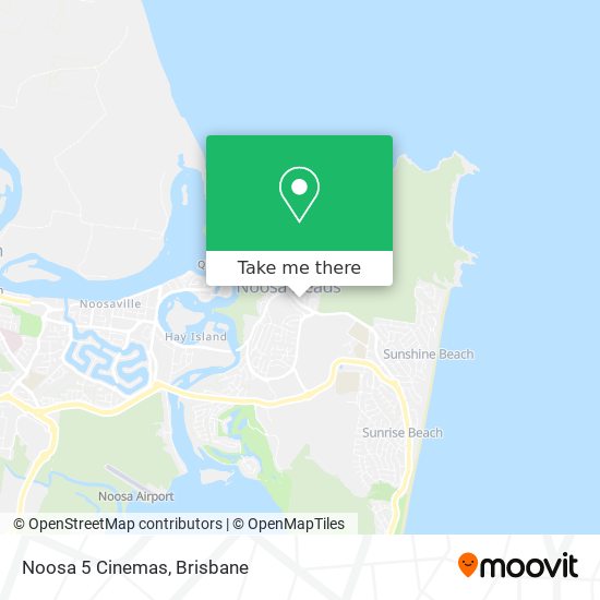 Noosa 5 Cinemas map