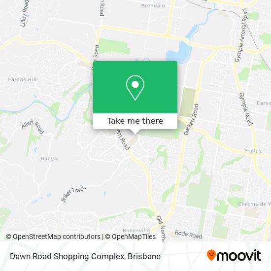 Dawn Road Shopping Complex map