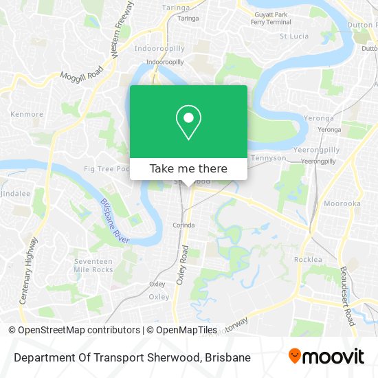 Mapa Department Of Transport Sherwood
