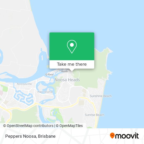 Peppers Noosa map