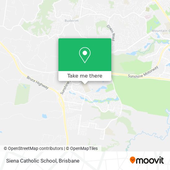 Siena Catholic School map