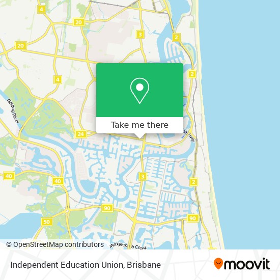 Independent Education Union map