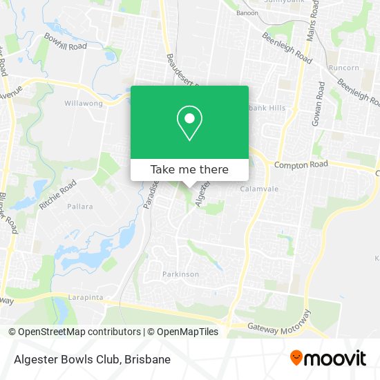 Algester Bowls Club map