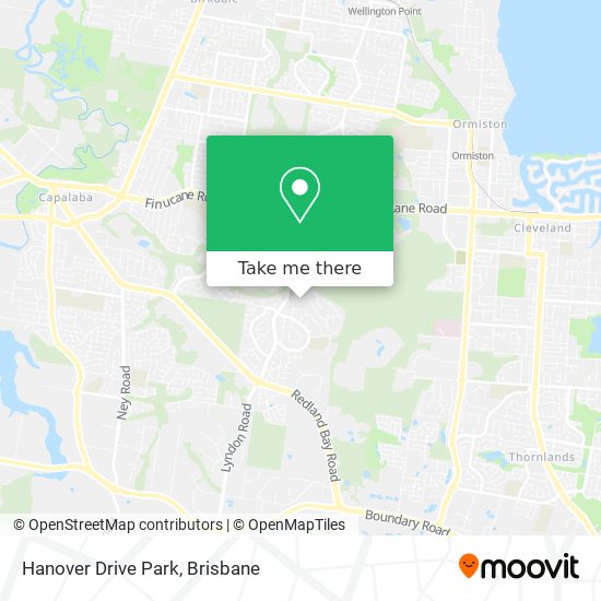 Hanover Drive Park map