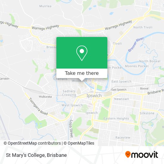 St Mary's College map
