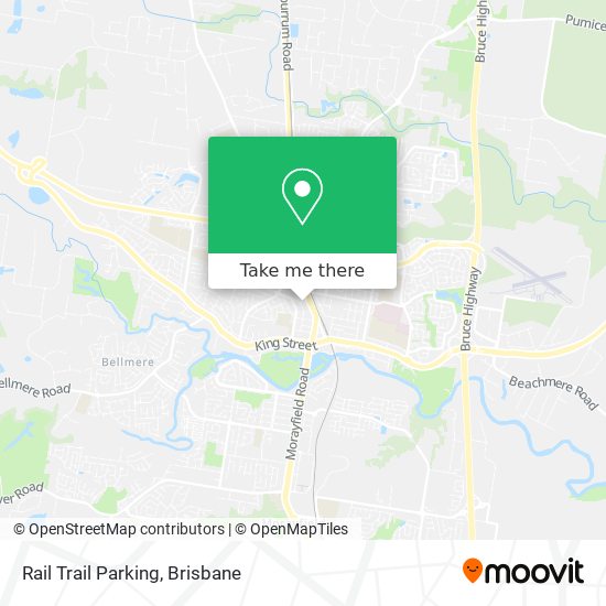 Rail Trail Parking map