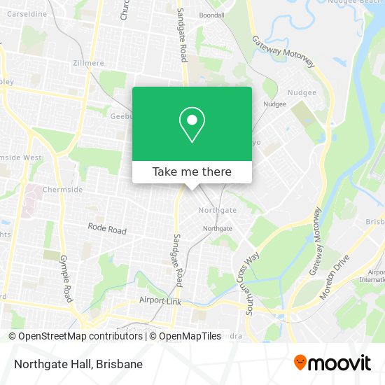 Northgate Hall map