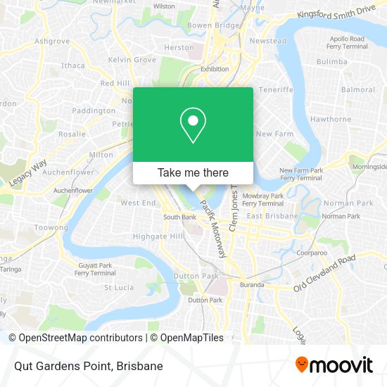 Qut Gardens Point map