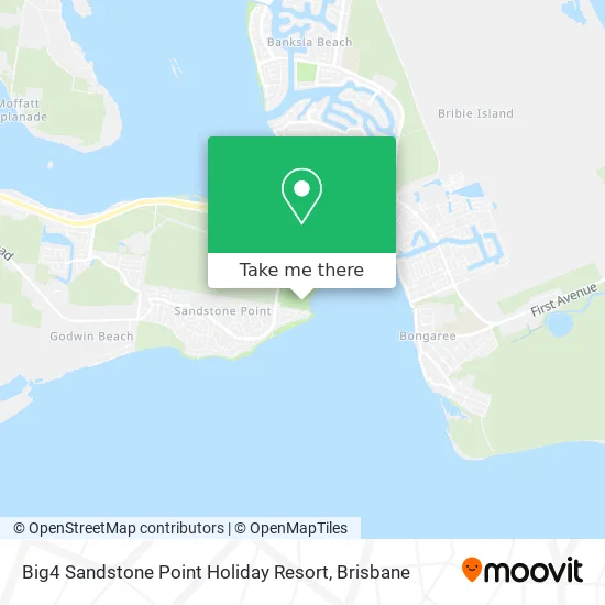 Sandstone Point Holiday Resort Map How To Get To Big4 Sandstone Point Holiday Resort In Brisbane By Bus Or  Train?