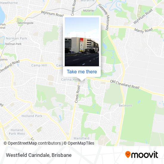 Westfield Carindale map
