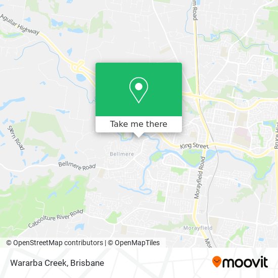 Wararba Creek map