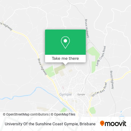 University Of the Sunshine Coast Gympie map