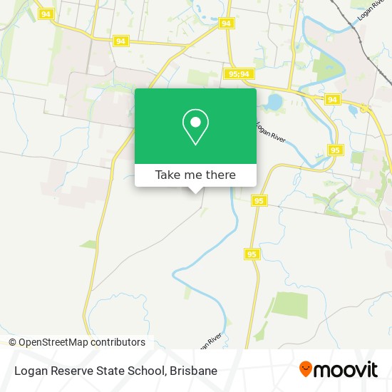 Logan Reserve State School map