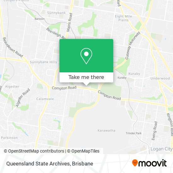 Queensland State Archives map