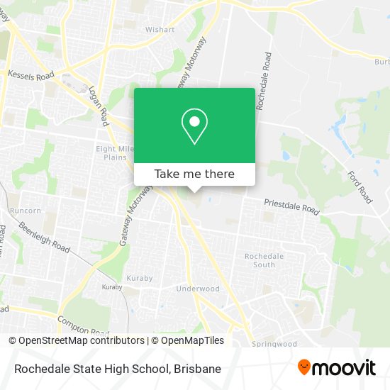 Mapa Rochedale State High School