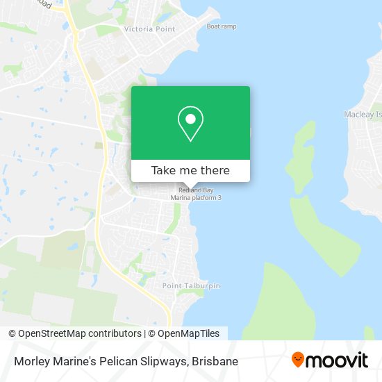 Morley Marine's Pelican Slipways map