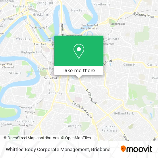 Whittles Body Corporate Management map