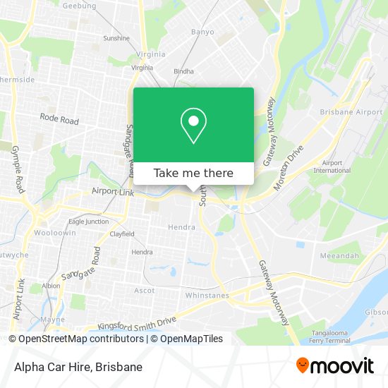 Alpha Car Hire map