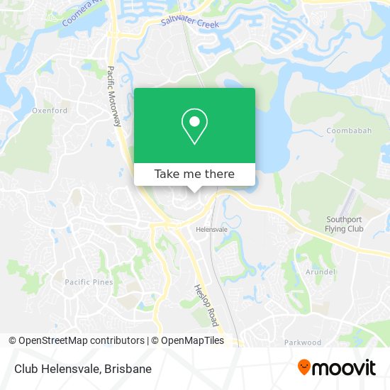 Club Helensvale map