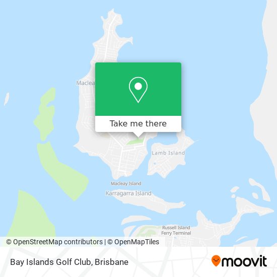 Bay Islands Golf Club map