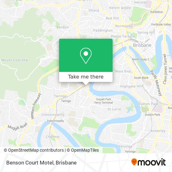 Benson Court Motel map