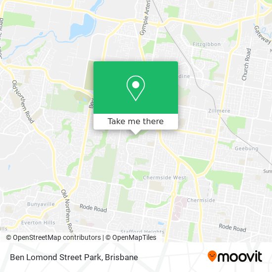 Ben Lomond Street Park map